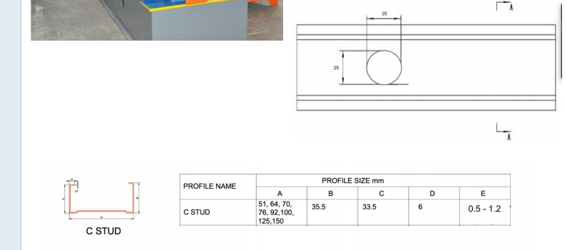 1.1GI RAIL profiles drawing