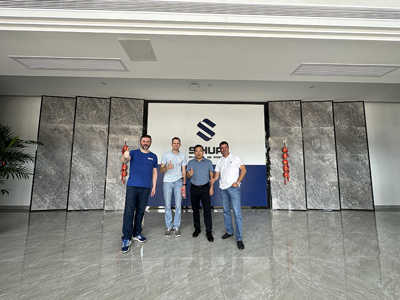 Knauf came to SIHUA factory for technical exchange (1)