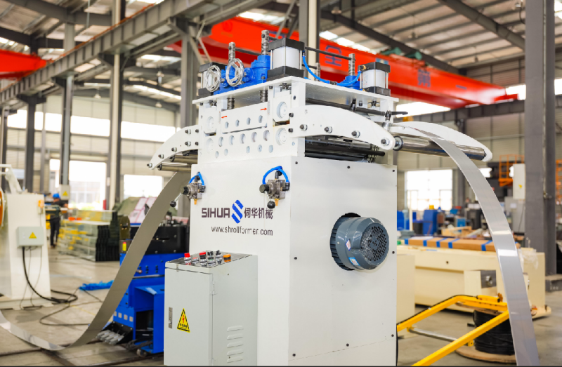 decoiler lever and feeder machine