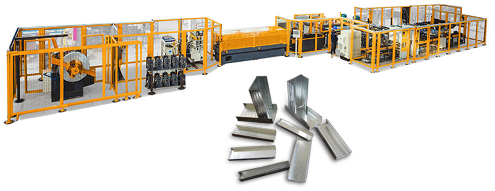 drywall profile machine and automatic packing machine